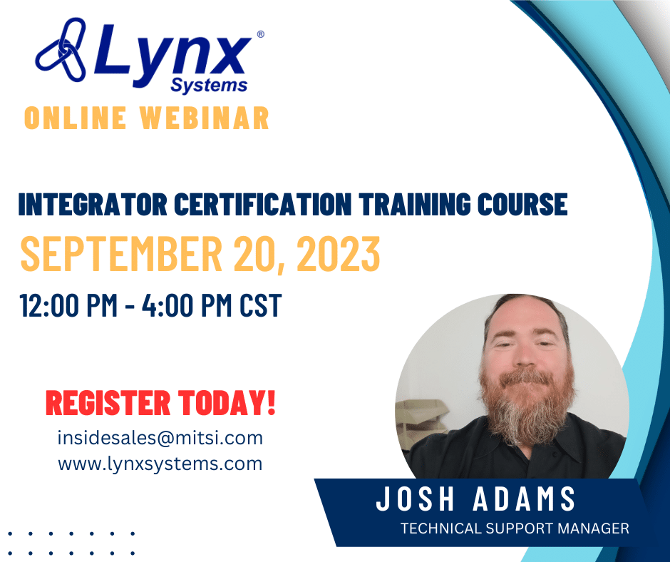 Webinar: Integrator Certification Training Course with Josh Adams -September 20